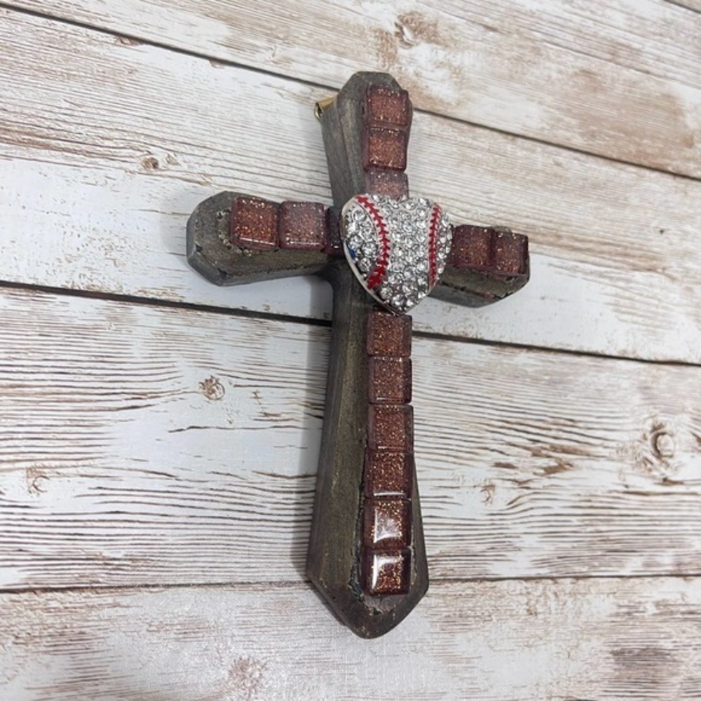 Handmade Baseball‎ Cross - Picture 6 of 6